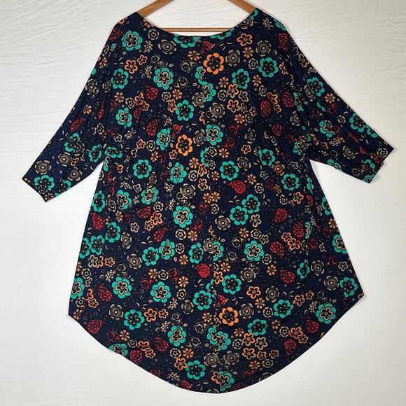 Floral Kimono Cardigan - Hippie Boho LulaRoe - Festival - Beach Cover - Picture 5 of 5